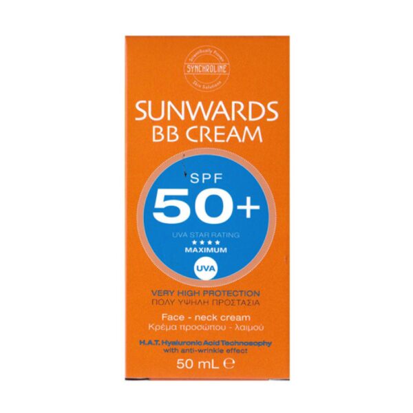 Synchroline Sunwards BB Face Cream SPF50+ 50ml (Αντηλιακή Κρέμα με Χρώμα για Πρόσωπο & Λαιμό) 