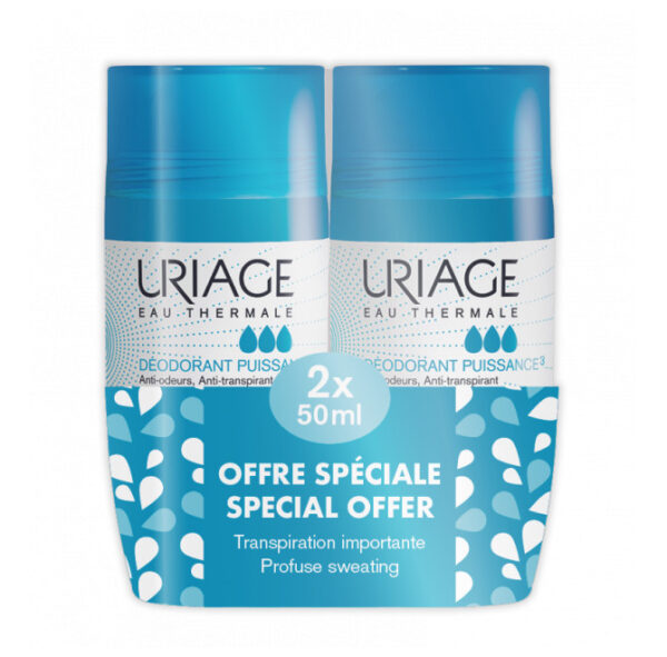 URIAGE Deodorant Puissance 3 2x50ml