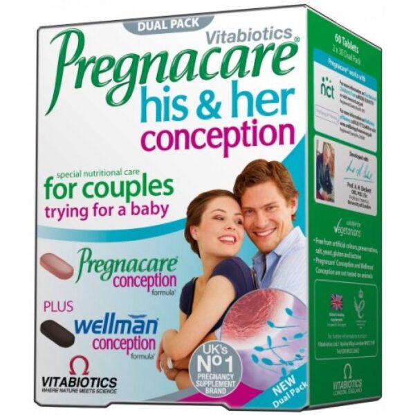 Vitabiotics Pregnacare His & Her 30tabs & 30tabs