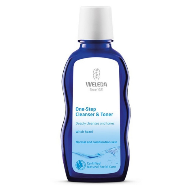 WELEDA One Step Cleanser &Toner 2 σε 1 Γαλάκτωμα Καθαρισμού και Τονωτική Λοσιόν 100ml