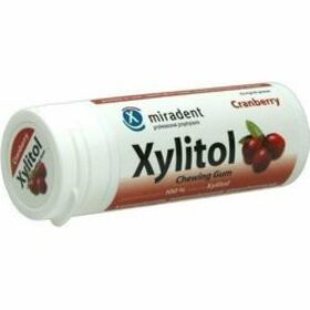 Miradent Xylitol Οδοντότσιχλα Cranberry 30τεμ (Οδοντότσιχλα Οδοντιατρικής Φροντίδας)