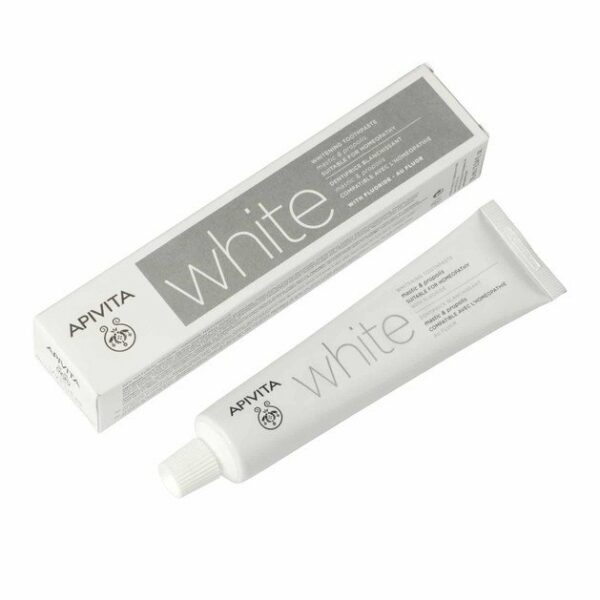 Apivita Natural Dental Care White Toothpaste With Mastic & Propolis 75ml