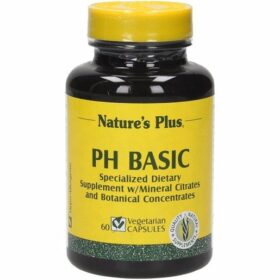 Nature's Plus pH Basic Συμπλήρωμα Διατροφής για την Απομάκρυνση των Περιττών Οξέων Φυτικές 60 Κάψουλες