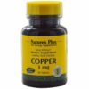 Nature's Plus Copper 3mg Συμπλήρωμα Διατροφής με Χηλικό Χαλκό για Ενίσχυση του Ανοσοποιητικού Συστήματος 90 tabs