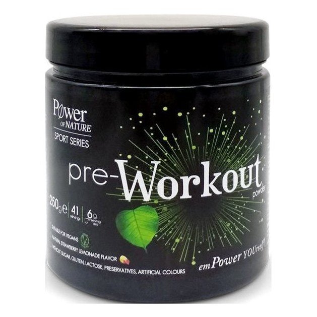 Power Health Sport Series Pre-Workout Powder Ρόφημα με Συνδυασμό Εξειδικευμένων Αμινοξέων Ενεργειακών Θρεπτικών Συστατικών 250gr
