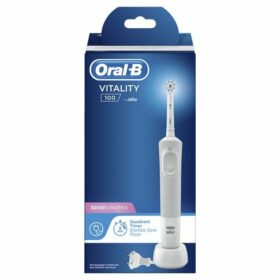 Oral-B Vitality 100 Sensi Ultra Thin Box Ηλεκτρική Οδοντόβουρτσα για Ευαίσθητα Δόντια & Ούλα με Ενσωματωμένο Χρονόμετρο 2 Λεπτών