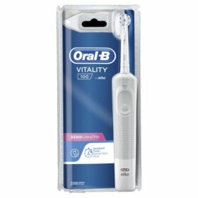 Oral-B Vitality 100 Sensi Ultra Thin Ηλεκτρική Οδοντόβουρτσα για Ευαίσθητα Δόντια & Ούλα με Ενσωματωμένο Χρονόμετρο 2 Λεπτών