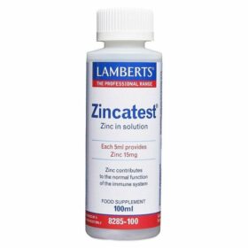 Lamberts Zincatest Συμπλήρωμα Διατροφής Θειικού Ψευδάργυρου σε Υγρή Μορφή 100ml