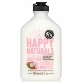 Happy Naturals Colour Care Conditioner Coconut & Rooibos Μαλακτική Κρέμα για Λάμψη & Θρέψη στα Βαμμένα Μαλλιά 300ml