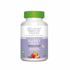 Chewy Vites Sweet Dreams Συμπλήρωμα Διατροφής για Ενήλικες που Συμβάλουν στην Ομαλή Λειτουργία του Ύπνου 60 Ζελεδάκια
