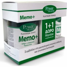 Power Health Πακέτο Προσφοράς Platinum Memo+ 30caps & Magnesium 10Effer.tabs