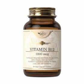 Sky Premium Life Vitamin B12 1000mcg Συμπλήρωμα Διατροφής για την Φυσιολογική Λειτουργία του Νευρικού Συστήματος 60VegCaps