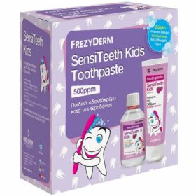 Frezyderm Πακέτο Προσφοράς Sensiteeth Kids Toothpaste 500ppm 50ml & Δώρο Sensiteeth Kids Mouthwash 100ml