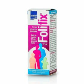 InterMed Folifix Oral Solution Drops Συμπλήρωμα Διατροφής Πόσιμου Φυλλικού Οξέως σε Σταγόνες 12ml