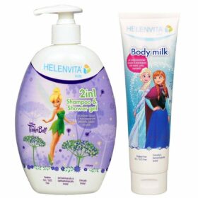Helenvita Πακέτο Προσφοράς Kids TinkerBell 2 in 1 Shampoo & Shower Gel 500ml & Δώρο Kids Frozen Body Milk 150ml