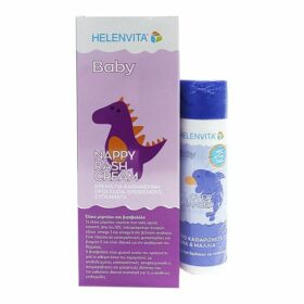 Helenvita Baby Nappy Rash Cream Κρέμα Για Την Αλλαγή Της Πάνας 150ml & Baby All Over Cleanser Body & Hair με Άρωμα Talc 50ml