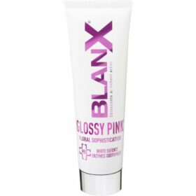 BlanX Glossy Pink White Defence Enzymes Toothpaste Οδοντόκρεμα με Λευκαντική & Αντιβακτηριδιακή Δράση 25ml