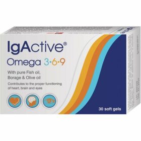 IgActive Συμπλήρωμα Διατροφής Omega 3,6,9 1000mg 30sgels