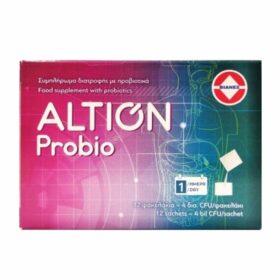 Altion Probio Συμπλήρωμα Διατροφής Προβιοτικών για Γαστρεντερικές Διαταραχές 12 φακελάκια