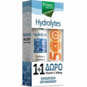 Power Health Hydrolytes 20Eff.tabs & Vitamin C 500mg 20Eff.tabs