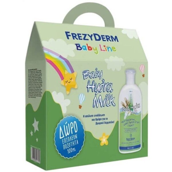 Frezyderm Promo Pack Baby Hydra Milk Ενυδατικό Γαλάκτωμα Καθημερινής Πλούσιας Ενυδάτωσης 200ml & Δώρο Επιπλέον Ποσότητα 100ml