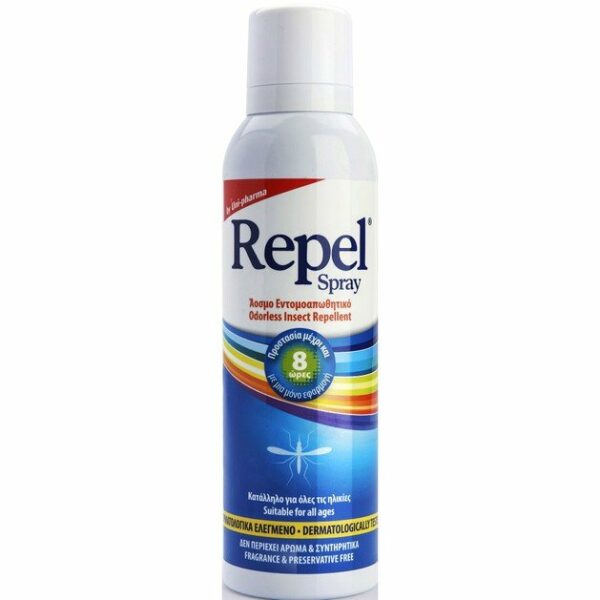 Uni-Pharma Repel Spray Άοσμο Εντομοαπωθητικό Spray 100ml