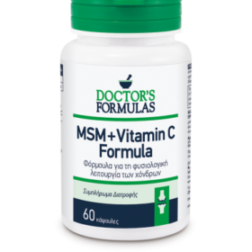 DOCTOR'S FORMULAS MSM + Vitamin C Formula, 60 Caps