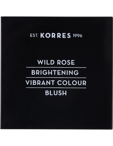 KORRES Wild Rose Brightening Vibrant Colour Blush, 12 Golden Pink 5.5g