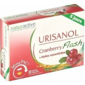 NATURACTIVE Urisanol Flash Cranberry 10 caps & 10 gelules, 36mg