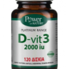 POWER HEALTH Platinum Range D-Vit 3 2000iu 120 veg. tabs