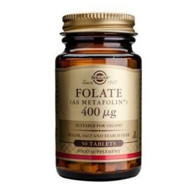 SOLGAR Folate (as Metafolin) 400ug 50 Tabs