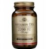 SOLGAR Vitamin D-3 2200 iu Veg.Caps 100s