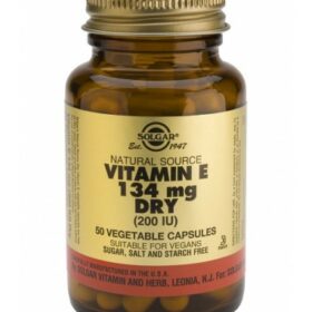 SOLGAR Vitamin E 200 iu Dry Veg.Caps 50s