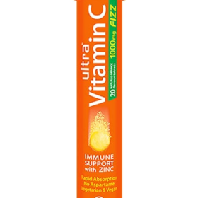 VITABIOTICS Ultra Vitamin C 1000mg 20 natural orange flavour tabs