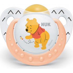 Nuk Πιπίλα Trendline Disney Winnie Καουτσούκ Πορτοκαλί  6-18m 1τμχ