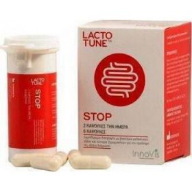 Lactotune Stop Συμπλήρωμα Διατροφής Με Κύτταρα Ζυμομύκητα, 6 Κάψουλες