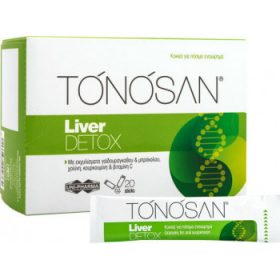 Uni-Pharma Tonosan Liver Detox για Ενίσχυση της Φυσιολογικής Λειτουργίας των Ηπατικών Κυττάρων 20 Φακελίσκοι
