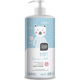 PharmaLead Baby Shampoo & Bath με Πρωτεΐνες Γάλακτος & Εκχυλίσματα Φασκόμηλου & Χαμομηλιού 1Lt