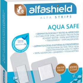 Alfashield Strips Aqua Safe Αδιάβροχα Επιθέματα Μικροταυμάτων 2 Μεγέθη 20Τμχ.