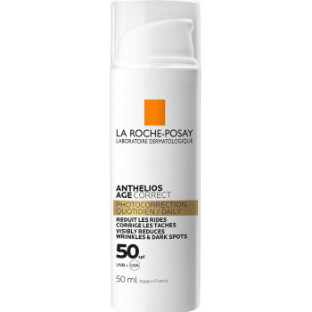 La Roche-Posay Anthelios Age Correct Phytocorrection Daily Light Cream Spf50 Αντηλιακή Αντιγηραντική Κρέμα Προσώπου 50ml