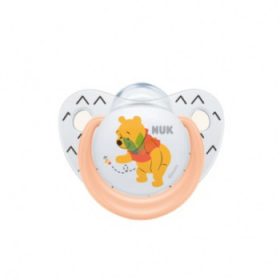 Nuk Trendline Disney Winnie the Pooh Πιπίλα Σιλικόνης με Κρίκο Νο 2 (6-18 μηνών) 1 τεμάχιο