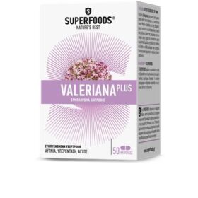 Superfoods Valeriana plus 50 Φυτικές κάψουλες