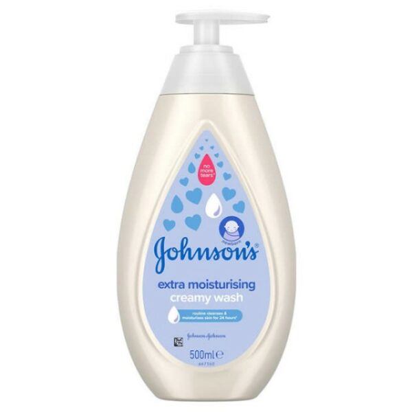 Johnson's Baby Extra Moisturising Creamy Wash 500ml