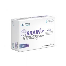 Leriva Brain Up Stress Down 30caps (Συμπλήρωμα Διατροφής για τη Σωστή Λειτουργία του Εγκεφάλου & Μείωση του Άγχους)