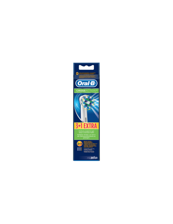 Oral-B Cross Action 4 (3+1 Extra) Brush Heads