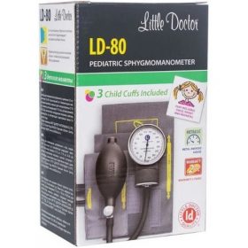 Σφυγμομανόμετρο Little Doctor LD-80 με 3 περιχειρίδες για Νεογέννητα (7-12εκ), Βρέφη (11-19εκ) και Παιδιά (18-26εκ)