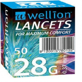 Wellion Lancets 28g Σκαρφιστήρες 0.37mm