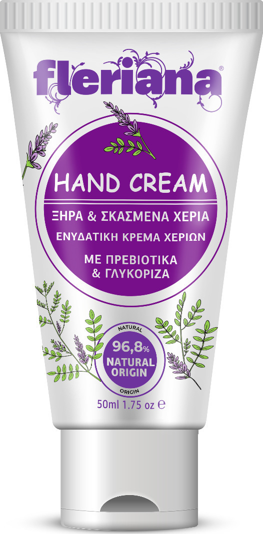 Fleriana Hand Cream 50ml (Ενυδατική Κρέμα Χεριών για Ξηρά & Σκασμένα Χέρια)