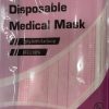 Disposable 3ply Mask Χειρουργικές Μάσκες Προσώπου ΡΟΖ χρώμα 10τμχ