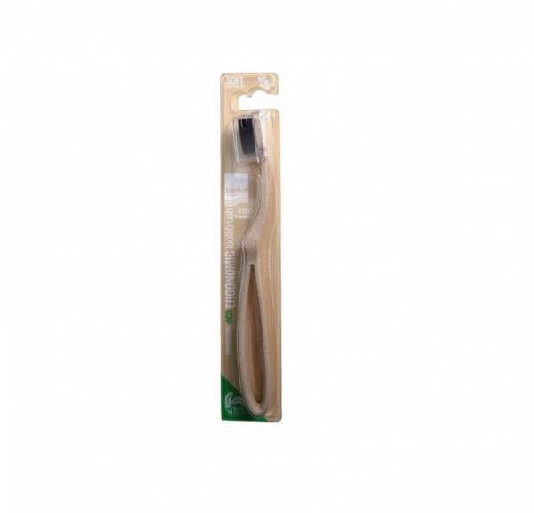 Intermed Professional Ergonomic Eco Toothbrush Soft Μπεζ 1τμχ